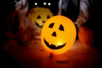 ballons orange halloween citrouille - Ballons d'halloween – 10doigts.fr