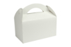 Boîtes à goûter en carton blanc - 6 pièces - Boîtes en carton – 10doigts.fr