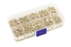 Coffret de perles dorées - environ 500 perles - Perles Métallisées, Irisées – 10doigts.fr