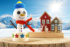 Frosty le petit bonhomme de neige - Boîtes en bois – 10doigts.fr