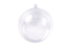 Boule plastique ouverte - 8 cm - Plastique Transparent – 10doigts.fr