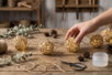 boules de rotin naturel home deco - Les nouveautés 2025 – 10doigts.fr