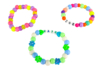 Perles en plastique pastel - 300 perles - Perles Couleurs Opaques – 10doigts.fr