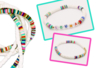 Perles Heishi multicolores - 900 perles - Perles Heishi et coquillages – 10doigts.fr