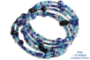 Bracelets en perles de rocaille, camaïeu de bleus - Tutos Fête des Mères – 10doigts.fr