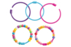 Bracelets pour perles en plastique à gros trous - Set de 24 - Bracelets – 10doigts.fr