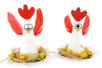 Bricolage Paques Poules enfant - Activités manuelles DIY Pâques – 10doigts.fr