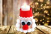 Père Noël lumineux avec un gobelet en carton - Tutos Noël – 10doigts.fr