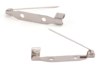 broche plate métal argenté - Broches – 10doigts.fr