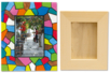 Cadre photo en bois vitré 23 x 18 cm - Cadres photos en bois – 10doigts.fr
