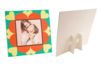 Cadres carrés à sabler avec chevalet - Cadres et clips photos : des supports uniques pour afficher vos souvenirs – 10doigts.fr