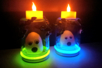 Bougies électriques - Lot de 2 - Lanternes et Citrouilles – 10doigts.fr