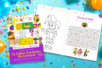 Cahier Activité Carnaval Enfants - Activités manuelles Carnaval, Mardi gras – 10doigts.fr