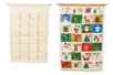 calendrier de l'avent poches - Coton, lin - Textiles – 10doigts.fr