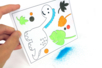Cartes à sabler thème animaux au choix - 6 cartes - Sable coloré – 10doigts.fr