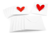 Cartes cœurs message caché - 6 cartes + envelloppes - Cartes de fêtes – 10doigts.fr