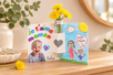 carte soliflore cadeau fête des mères - Kits carteries – 10doigts.fr