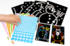 Cartes à gommettes de noel - Kits carteries – 10doigts.fr