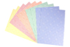 Papier épais 23 x 33 cm  - 40 feuilles assorties - Papiers motifs géométriques – 10doigts.fr