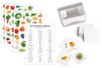 Cartes memory + gommettes fruits et legumes à fabriquer - Kits créatifs gommettes – 10doigts.fr