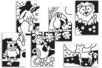 Kit cartes à métalliser Animaux - 6 pièces - Kits créatifs en Papier – 10doigts.fr