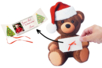 Cartes oursons à message - 6 pièces - Cartes et Papiers de Noël – 10doigts.fr