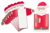 Cartes de vœux Père-Noël "câlin" - Lot de 6 - Kits carteries – 10doigts.fr