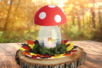 champignon photophore automne enfant - Tête à Modeler