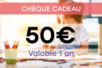Chèque cadeau 50€ - Chèques Cadeaux – 10doigts.fr