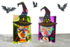 collage picasso halloween sorcière - Activités manuelles Halloween – 10doigts.fr