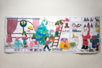 Coloriage Fresque Noel Enfant - Coloriage – 10doigts.fr