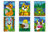 Coloriages aux numéros - Thème Animaux de la Ferme (6 coloriages) - Coloriage – 10doigts.fr