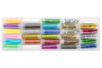 Paillettes couleurs assorties, 3.5 gr - 30 tubes - Paillettes à saupoudrer - 10doigts.fr