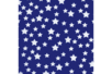 Coupon de tissu - Etoiles blanches sur fond bleu foncé - Coupons de tissus – 10doigts.fr