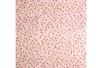 Coupon de tissu imprimé pois rose, marron - 43 x 53 cm - Coupons de tissus – 10doigts.fr