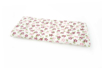 Coupon de tissu imprimé fleurs rouge/rose - 43 x 53 cm - Coupons de tissus – 10doigts.fr