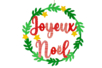 Couronne ajourée en bois Joyeux Noël - Couronnes de Noël – 10doigts.fr