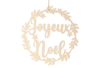 Couronne Joyeux Noël en bois - Couronnes de Noël – 10doigts.fr