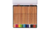 Crayons de couleur boîte en métal - 24 couleurs - Crayons de couleurs Beaux-Arts – 10doigts.fr