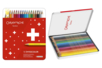 Crayons de couleurs Swisscolor - 18 couleurs - Fusains, sanguines & craies – 10doigts.fr