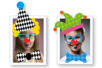 Crazy Stickers "Déguise-toi en clown" - 208 stickers - Stickers Fantaisies – 10doigts.fr