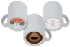 Kit 12 mugs + 12 stickers museaux d'animaux - Supports en Céramique – 10doigts.fr