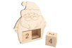 Calendrier de l'avent Père Noël en bois - Calendriers de l'Avent – 10doigts.fr