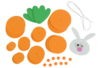 Suspension "lapin-carotte" - Kits activités Pâques – 10doigts.fr