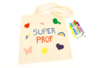 Decorer tote bag Marqueur textile Maitresse - Activités manuelles cadeaux maitresses, maitres, ATSEM, AESH, nounous... – 10doigts.fr