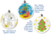Boule en plastique transparent 3 en 1 - Suspensions et boules de Noël – 10doigts.fr