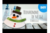 Bonhomme de neige à bascule - Tutos Collage, pliage – 10doigts.fr