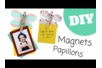 Magnet papillon avec une pince à linge - Carterie – 10doigts.fr