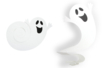 Fantômes géants en carte forte- 3 pièces - Décorations d'Halloween – 10doigts.fr