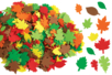 Feuilles d'arbres en caoutchouc souple - Set de 500 - Fleurs et feuilles décoratives – 10doigts.fr
